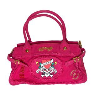COPY - Ed Hardy Love Kills Slowly Pink Crossbody Bag